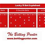 lucky 15 each way bet calculator